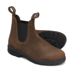 Boots mixtes Chelsea suede original - #1911 Tobacco wax - Blundstone - 37 / Marron