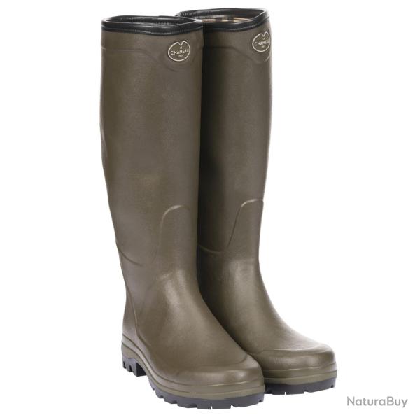 Bottes country cross homme jersey vert chameau - 46