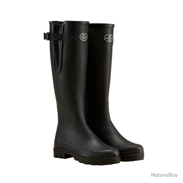 Bottes VIERZONORD femme noires n�opr�ne - 38