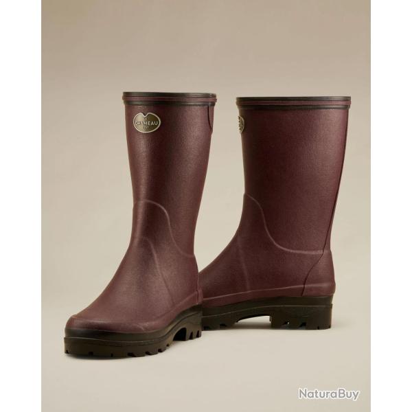 Bottillons GIVERNY jersey femme cherry - 40