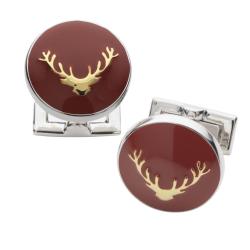 Boutons de manchette CERF orange