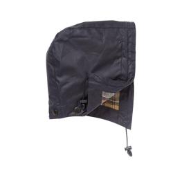 Capuche coton huil&eacute; navy