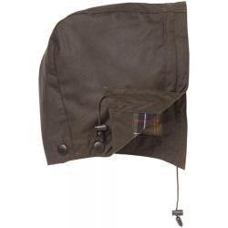 Capuche coton huil&eacute; olive