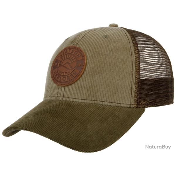 Casquette baseball leather patch