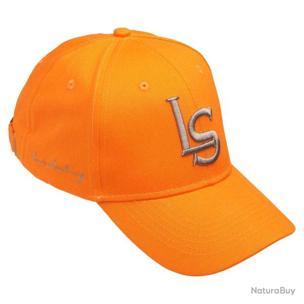 Casquette baseball LS orange/brown