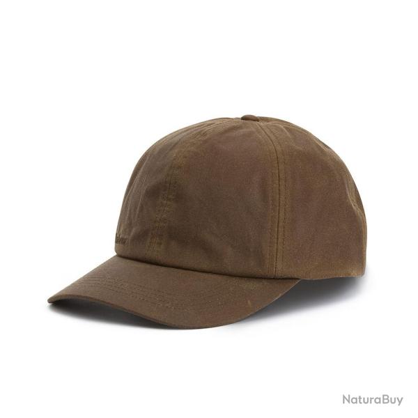 Casquette baseball wax tan