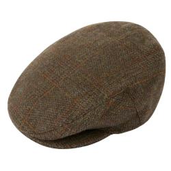 Casquette plate en tweed Surrey - Field Maple - Alan Paine - M (57 - 58 cm) / Vert