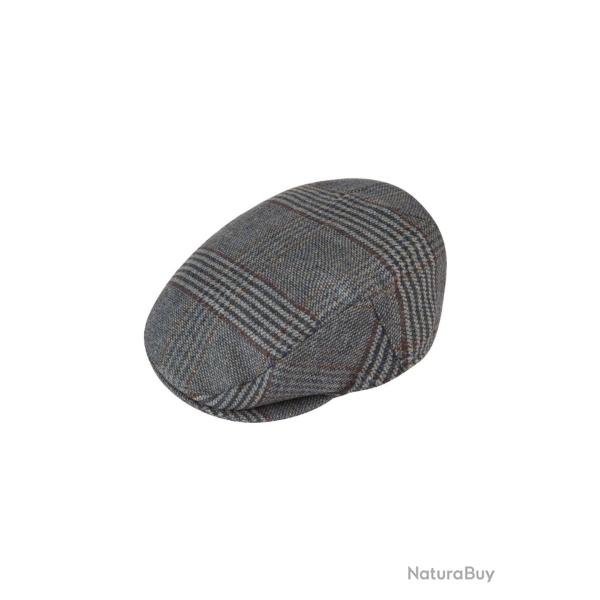 Casquette plate Surrey blue check - L (59 - 60 cm)