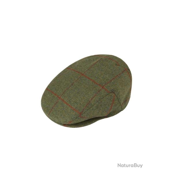 Casquette plate Homme en tweed Compton - Reed - Alan Paine - L (59 - 60 cm) / Vert