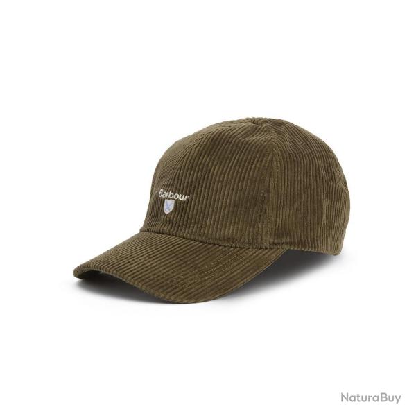 Casquette baseball en velours Preston - 3 coloris - Barbour - Olive / Taille unique