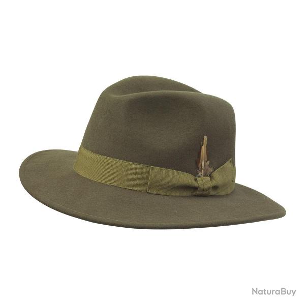 Chapeau feutre cashmere HERITAGE - Loden / M (57 cm)