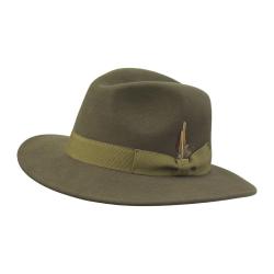 Chapeau feutre cashmere HERITAGE - Loden / XL (61 cm)