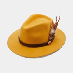 Chapeau feutre MUSTARD - L (59 cm)