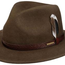 Chapeau Traveller Woolfelt dark earth - L (59 cm)