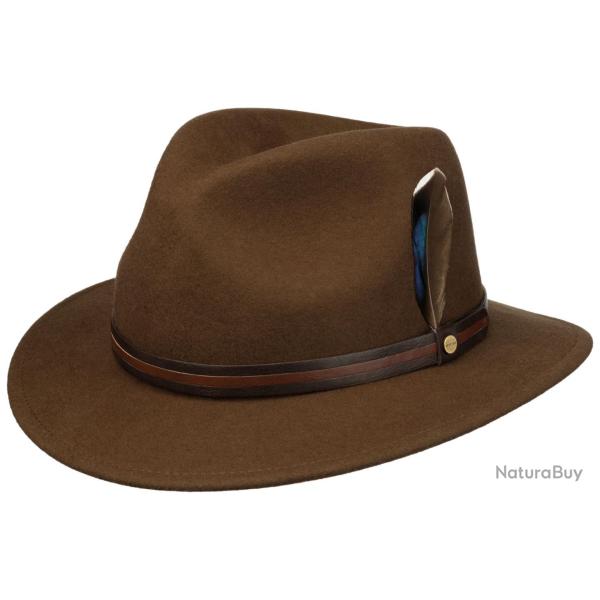 Chapeau Traveller Woolfelt dark toffee - S (55 cm)