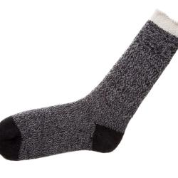 Chaussettes alpaga m&eacute;lange black - 44 - 47