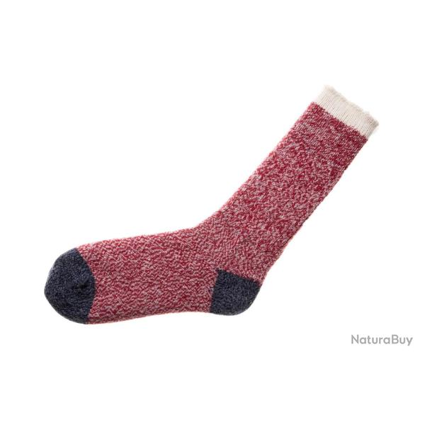 Chaussettes alpaga m�lange rojo - 39 - 43