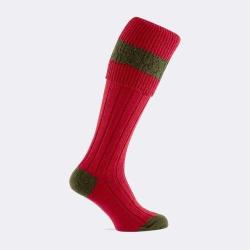 Chaussettes avec Garters Byron 3 coloris - 40 - 42 / Ruby