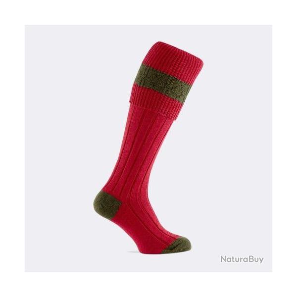 Chaussettes avec Garters Byron 3 coloris - 40 - 42 / Ruby