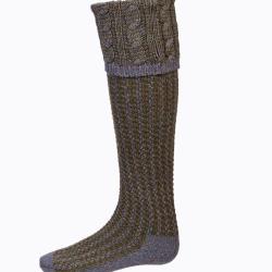 Chaussettes de chasse Homme Reiver - Blue Lovat - House of Cheviot - Bleu / 42/44