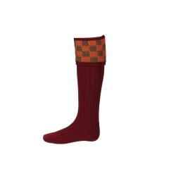 Chaussettes Fenwick burgundy - burgundy / 39/41