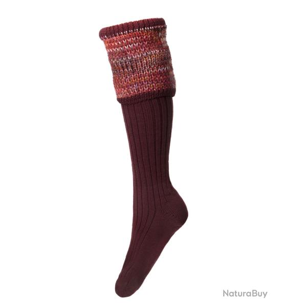 Chaussettes Lady KATRINE burgundy - 36/38 / burgundy