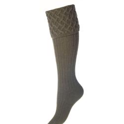 Chaussettes Lady RANNOCH dark olive - Dark olive / 39/41