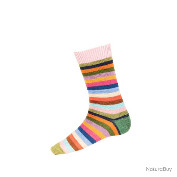 Chaussettes STRIPY rosewater - Rosewater / 42/44