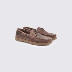 Chaussures bateau &agrave; lacets dubarrylite� Oceania Old rum - 40