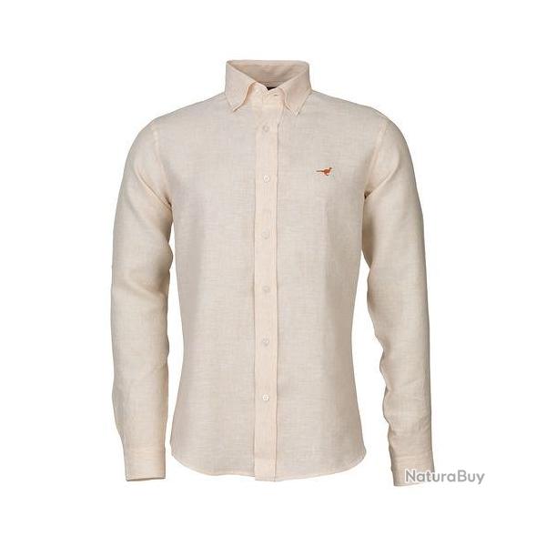 Chemise 100% lin Portofino 4 coloris - Orange / 2XL
