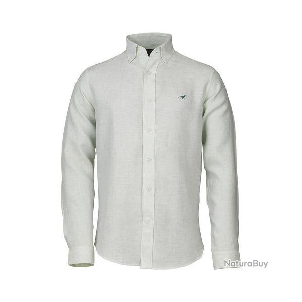 Chemise 100% lin Portofino 4 coloris - Vert / XL