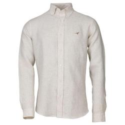Chemise 100% lin Portofino 4 coloris - Sand / 2XL