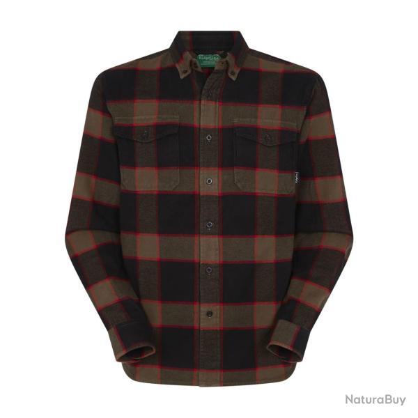 Chemise backcountry red/black - XS