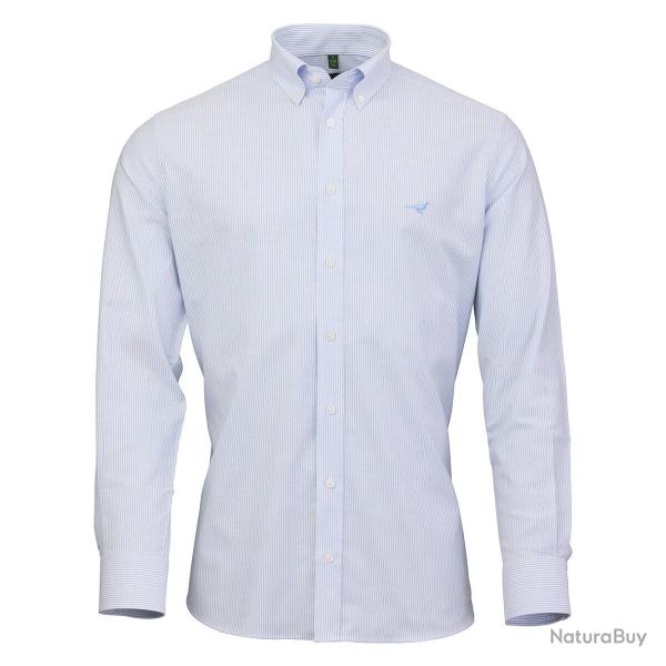Chemise coton oxford rayures bleues - 2XL