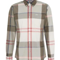 Chemise Harris tailored glenmore olive tartan - M