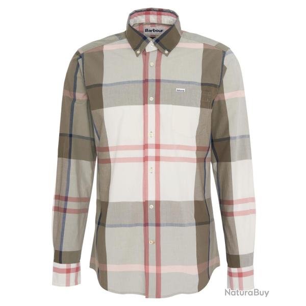 Chemise Harris tailored glenmore olive tartan - XL