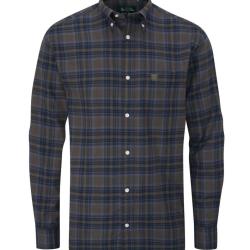Chemise Ikley flannelle 2 coloris - 4XL / Marron