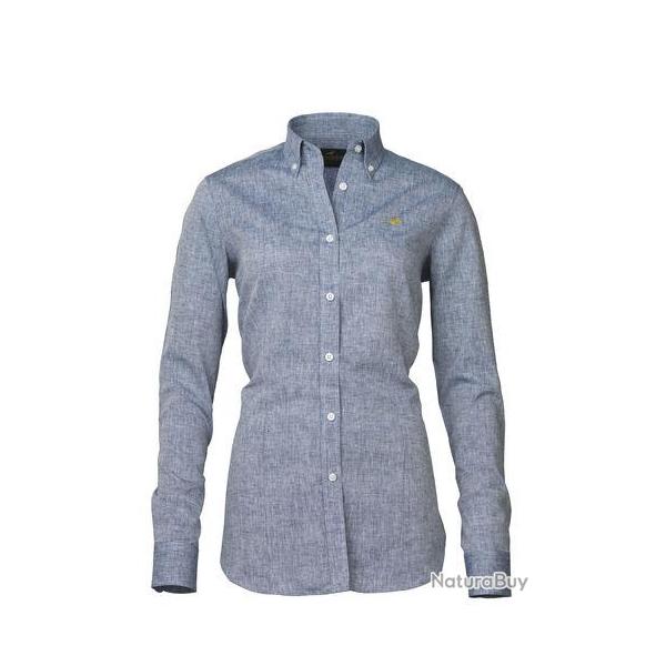 Chemise lin Bath Femme - Midnight blue / S