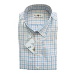 Chemise Mirfield rayures larges bleues et roses - M
