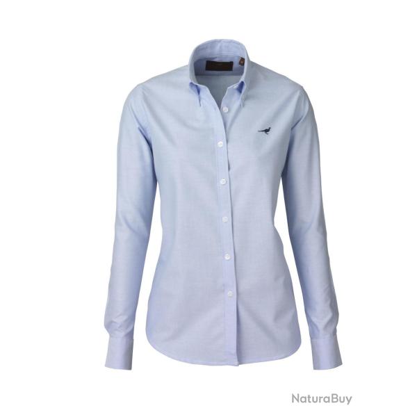 Chemise Notre Dame oxford light blue - S