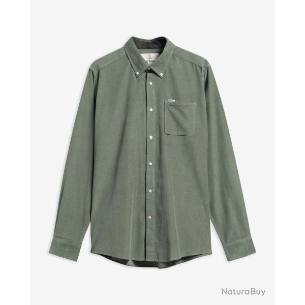 Chemise tailored en velours Homme Ramsey - Agave Green - Barbour - L / Vert