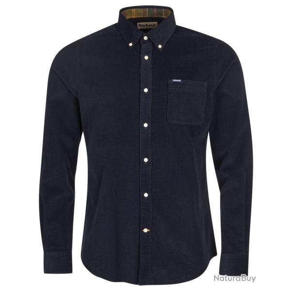 Chemise Ramsey tailored velour navy - M
