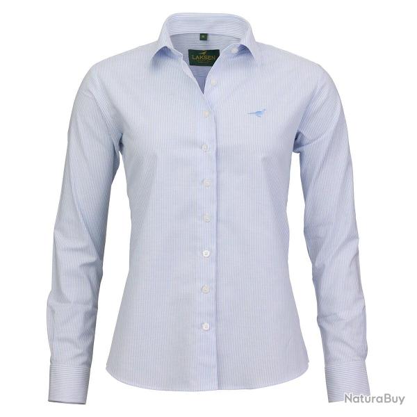 Chemise stretch pin oxford light blue femme - 2XL