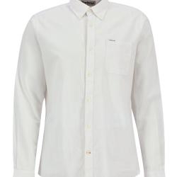 Chemise tailored lin coton Nelson white - XL