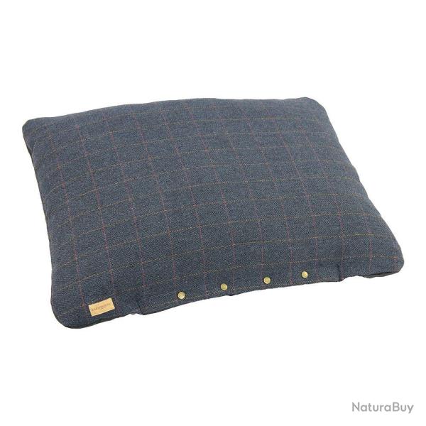 Coussins tweed bleu pour chien - L (107,5 x 72,5 cm)