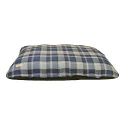 Coussins tweed grey check pour chien - L (107,5 x 72,5 cm)