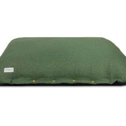 Coussins pour chien en tweed - Pine Green - Earthbound - M (95 x 65 cm) / Vert
