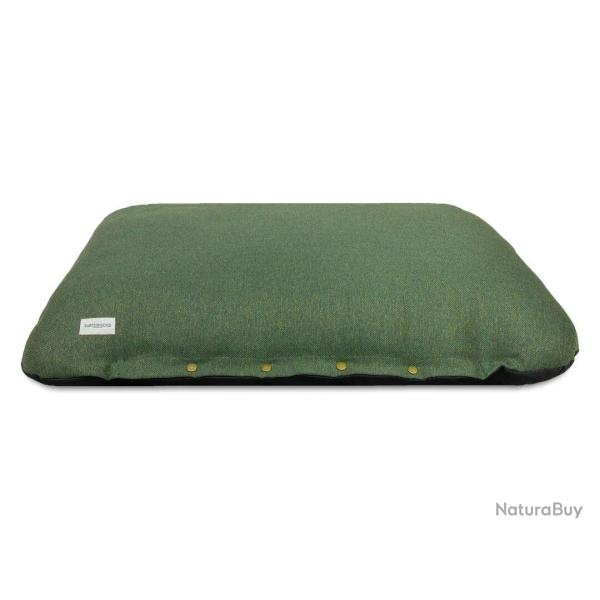 Coussins pour chien en tweed - Pine Green - Earthbound - L (107,5 x 72,5 cm) / Vert