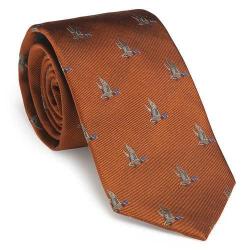 Cravates duck in flight - Orange