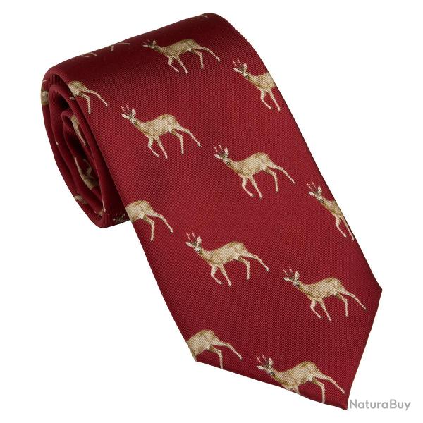 Cravates en soie motif Brocard - 4 coloris - Laksen - Rouge